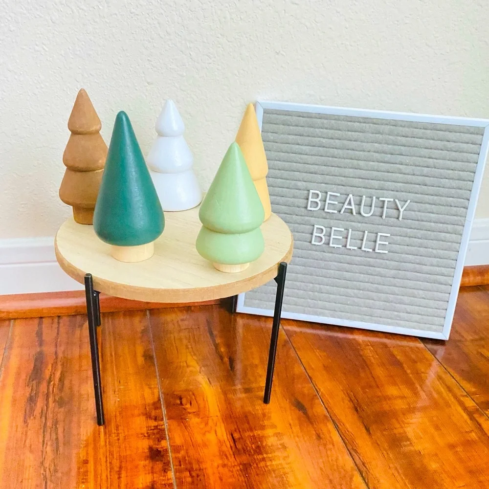 Target Christmas mini wooden trees set